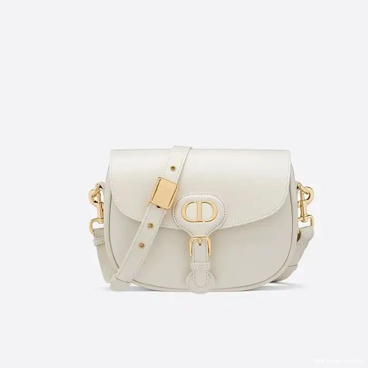 Box Dior White Calfskin Bobby Bag Small 0609 Luxury